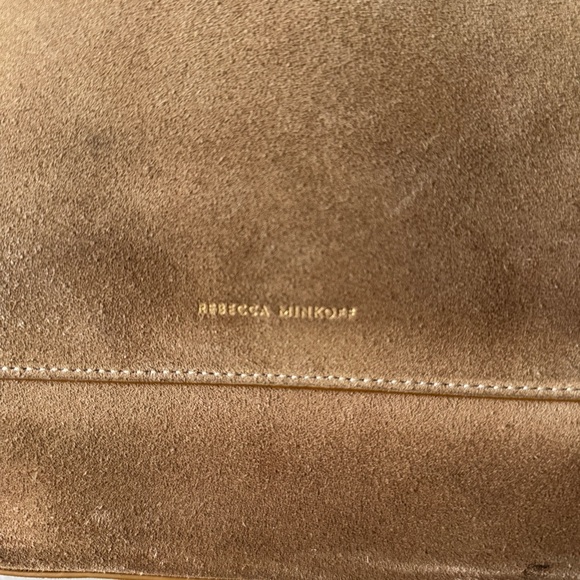 Rebecca Minkoff Megan Suede Shopper Tote Bag tan - Picture 13 of 16